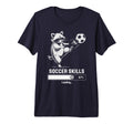 Soccer Raccoon Skills Loading Score T-Shirt - Custom Art Print Men Women - T-Shirt, Sweatshirt, Hoodie