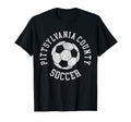 Pittsylvania County Soccer Distressed T-Shirt - Aesthetic Graphic Unisex - T-Shirt, Sweatshirt, Hoodie