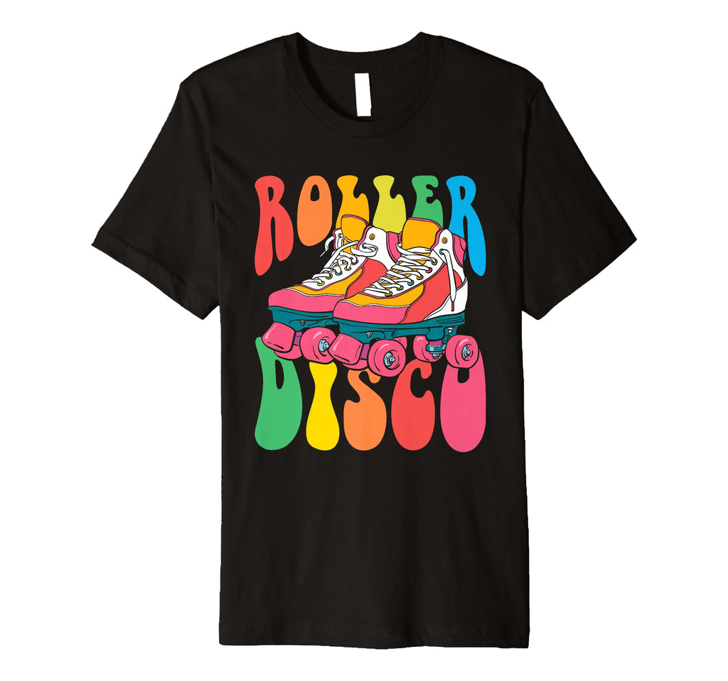 Roller Disco Seventies 70S Costume T-Shirt - Novelty Apparel Men Women - T-Shirt, Sweatshirt, Hoodie