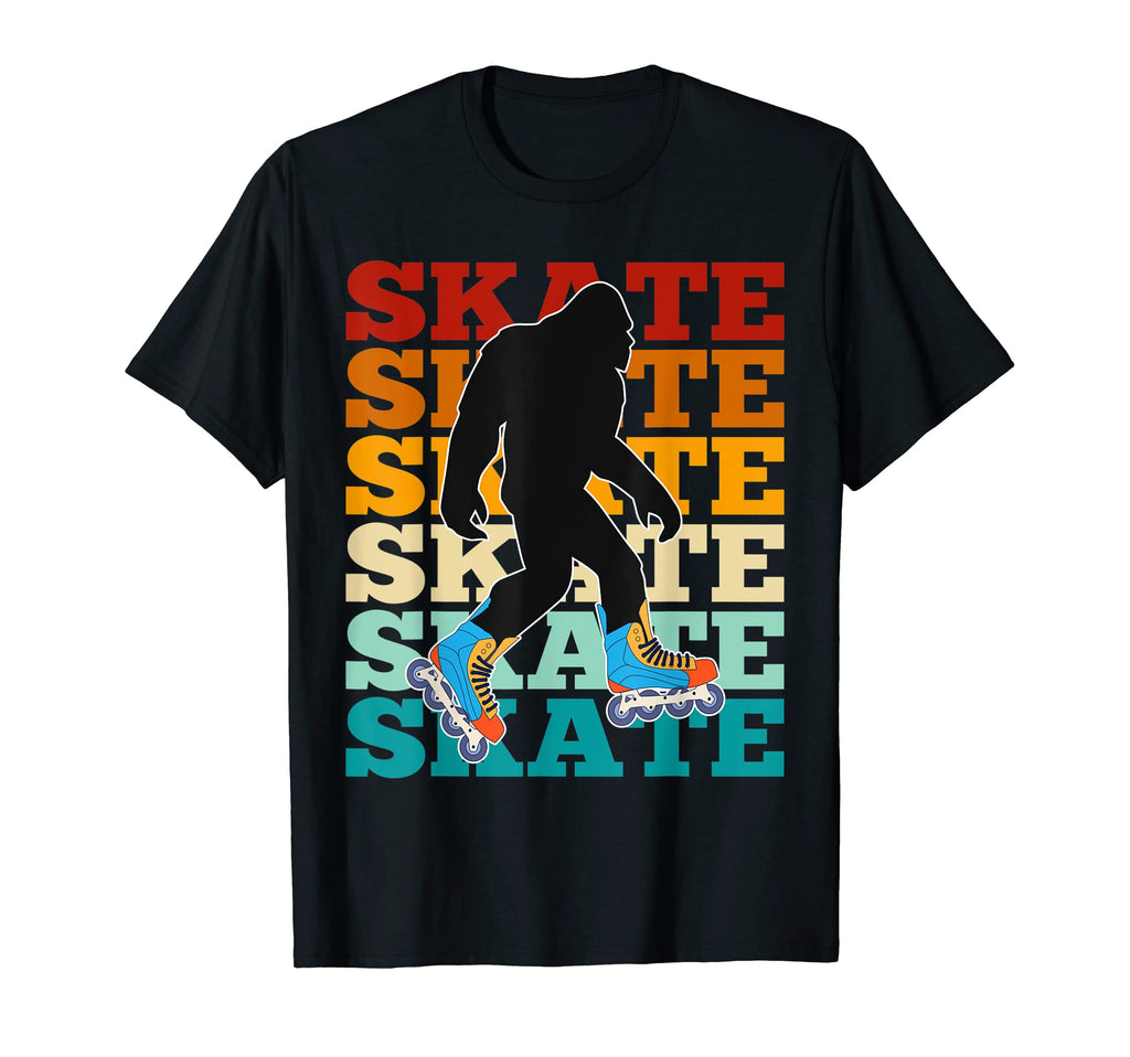 Roller Skates Bigfoot Skate Sasquatch T-Shirt - Aesthetic Graphic Unisex - T-Shirt, Sweatshirt, Hoodie
