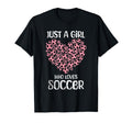 Just Who Loves Soccer Heart Womens T-Shirt - Fun Novelty Design Men Women - T-Shirt, Sweatshirt, Hoodie