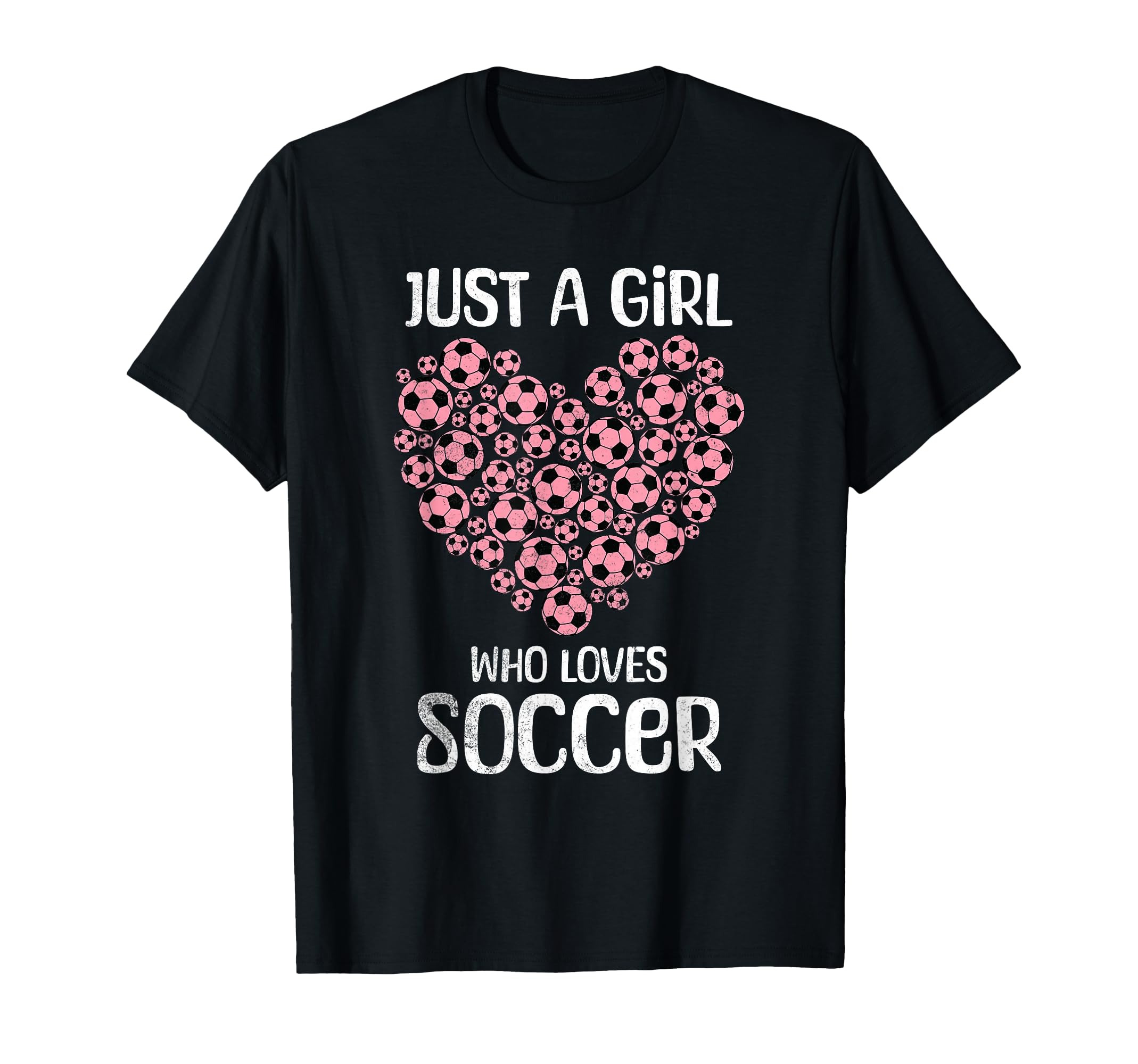 Just Who Loves Soccer Heart Womens T-Shirt - Fun Novelty Design Men Women - T-Shirt, Sweatshirt, Hoodie