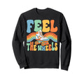 Roller Skating Feel Wheels Skate 70S Sweatshirt - Aesthetic Graphic Unisex - T-Shirt, Sweatshirt, Hoodie