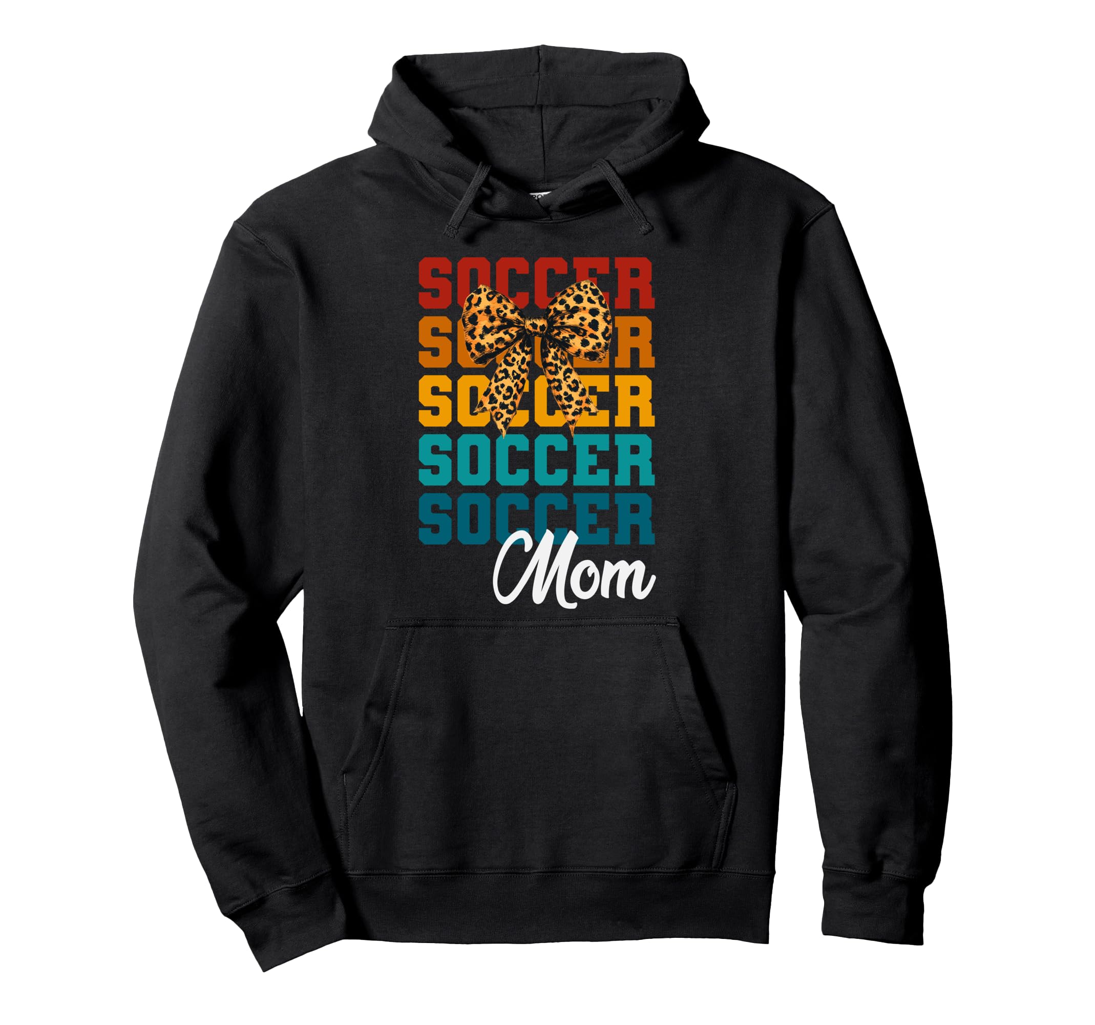 Coquette Bow Soccer Mom Soccer Lovers Hoodie - Streetwear Style Men Women - T-Shirt, Sweatshirt, Hoodie