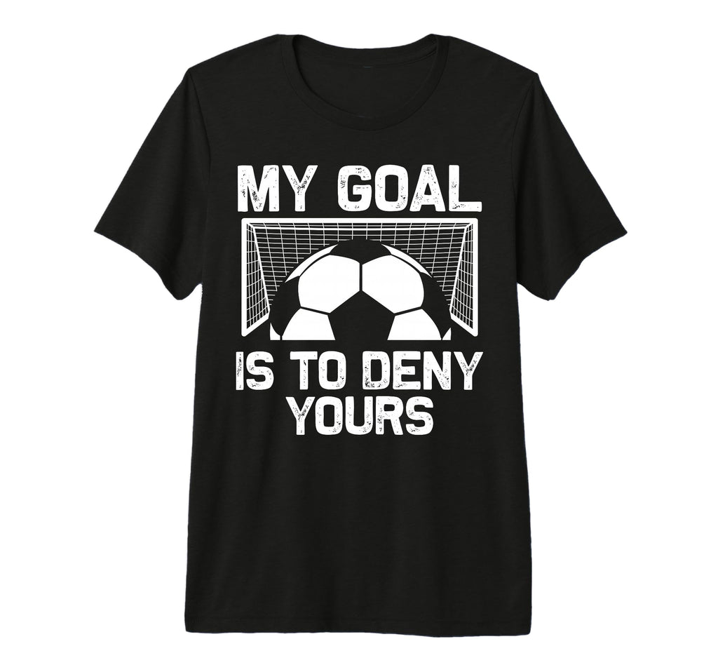 Soccer Goalie Art Gag Soccer Player Tri T-Shirt - Custom Art Print Unisex - T-Shirt, Sweatshirt, Hoodie