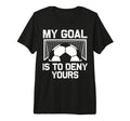 Soccer Goalie Art Gag Soccer Player Tri T-Shirt - Custom Art Print Unisex - T-Shirt, Sweatshirt, Hoodie