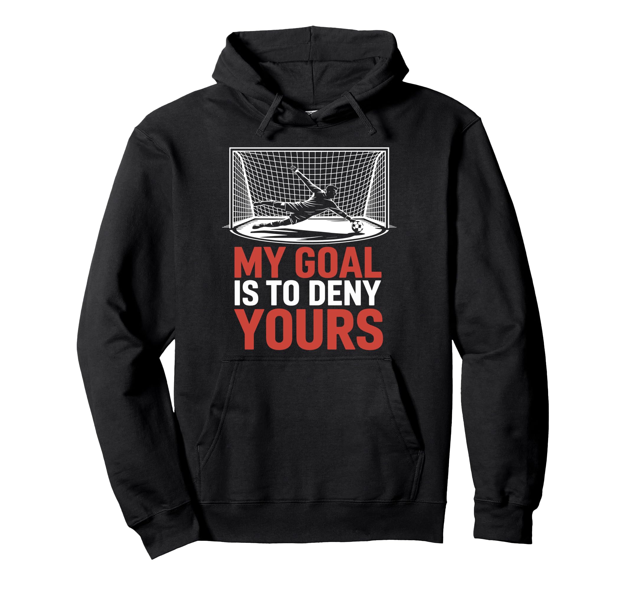 Coach Soccer Player Designs Goal Hoodie - Minimalist Print Men Women - T-Shirt, Sweatshirt, Hoodie