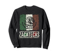 Zacatecas Mexico Distressed Flag Pride Sweatshirt - Trendy Graphic Unisex - T-Shirt, Sweatshirt, Hoodie