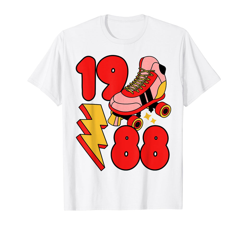 1988 Roller Skate 80S Nostalgia T-Shirt - Graphic Print for Adults - T-Shirt, Sweatshirt, Hoodie