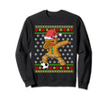 Soccer Dabbing Gingerbread Ugly Sweatshirt - Novelty Apparel for Adults - T-Shirt, Sweatshirt, Hoodie