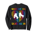 Roller Skate Derby Sweatshirt - Aesthetic Graphic Men Women - T-Shirt, Sweatshirt, Hoodie