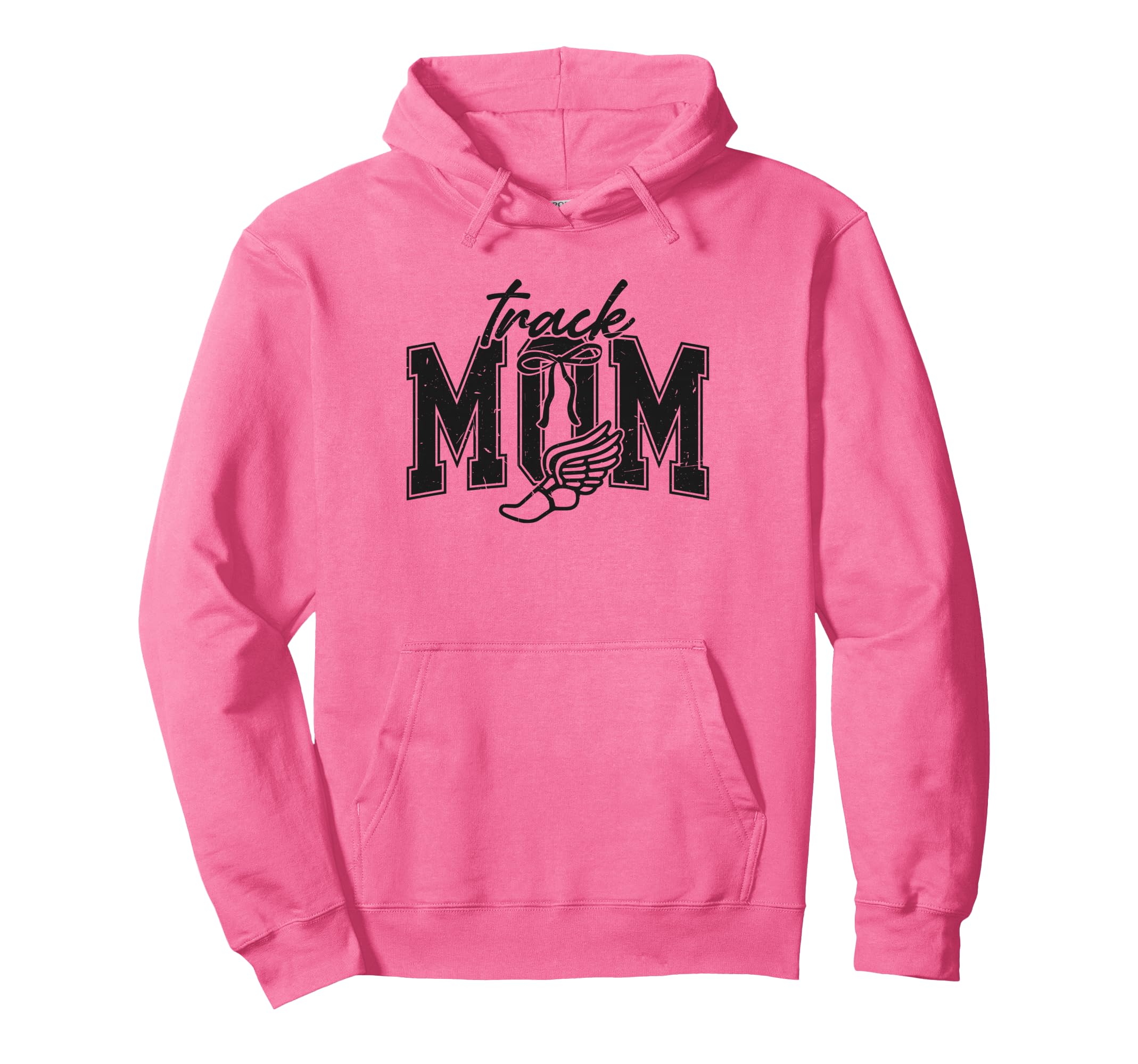Track Mom Track Mama Game Day Sports Hoodie - Casual Everyday Wear Unisex - T-Shirt, Sweatshirt, Hoodie