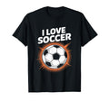 I Love Soccer Vibrant Passion T-Shirt - Streetwear Style for Adults - T-Shirt, Sweatshirt, Hoodie