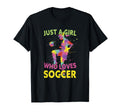 Just Who Loves Soccer T-Shirt - Trendy Graphic for Adults - T-Shirt, Sweatshirt, Hoodie