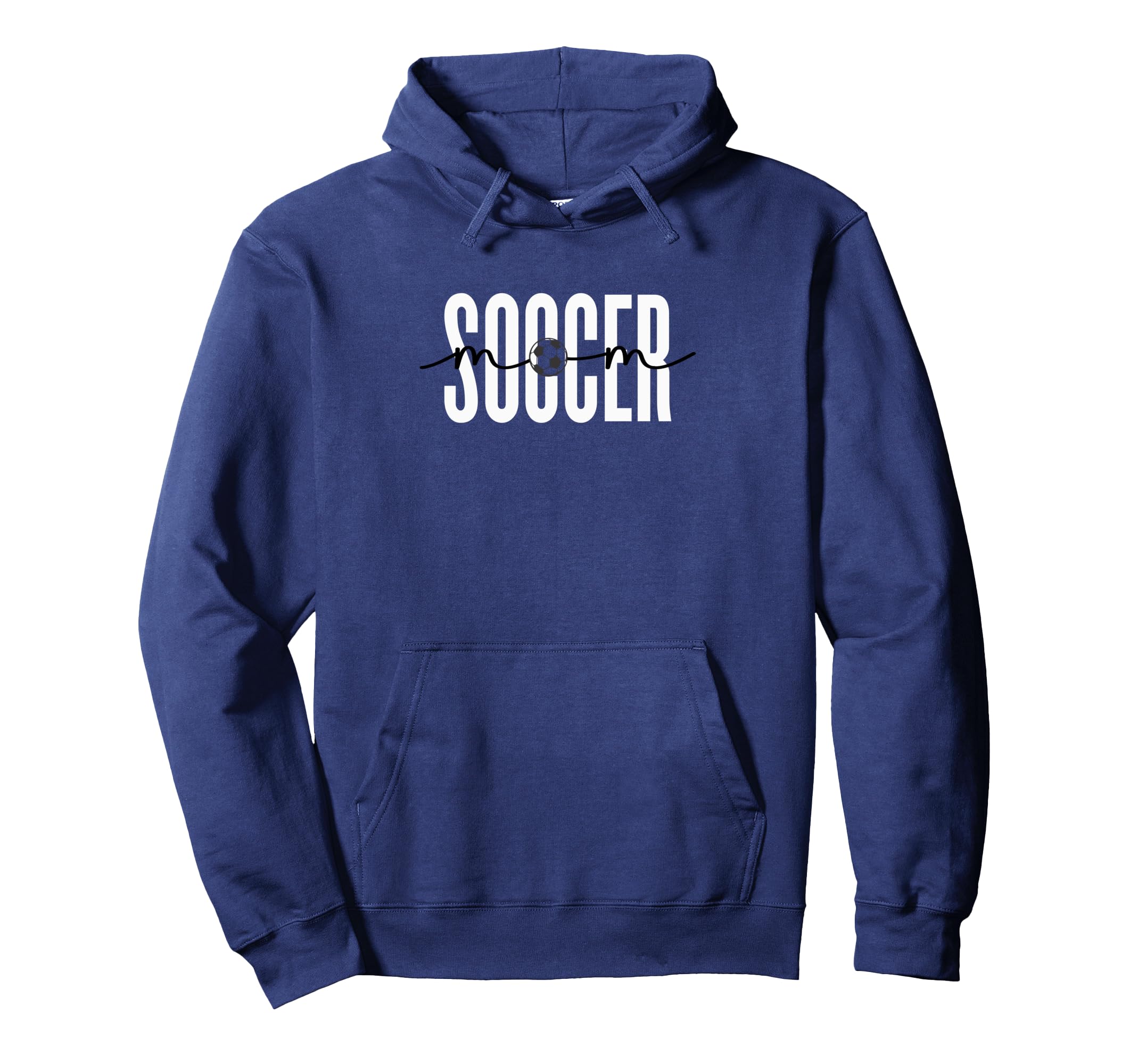 Soccer Mom Script And Block Hoodie - Novelty Apparel Unisex - T-Shirt, Sweatshirt, Hoodie