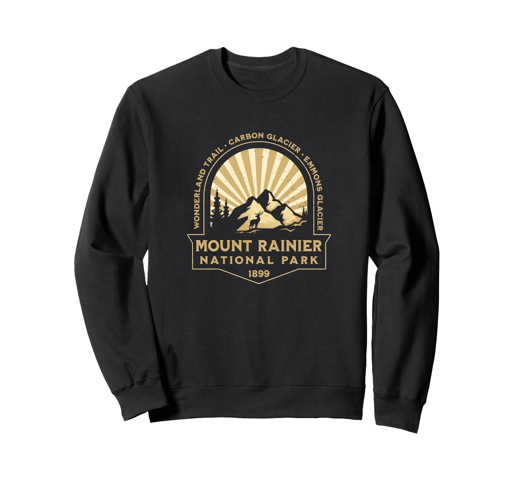 Mount Rainer National Park Sweatshirt - Custom Art Print Men Women - T-Shirt, Sweatshirt, Hoodie