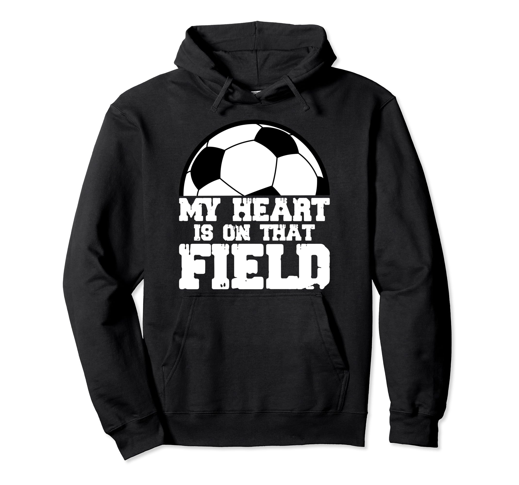 My Heart Is That Field Soccer Mom Hoodie - Novelty Apparel Men Women - T-Shirt, Sweatshirt, Hoodie