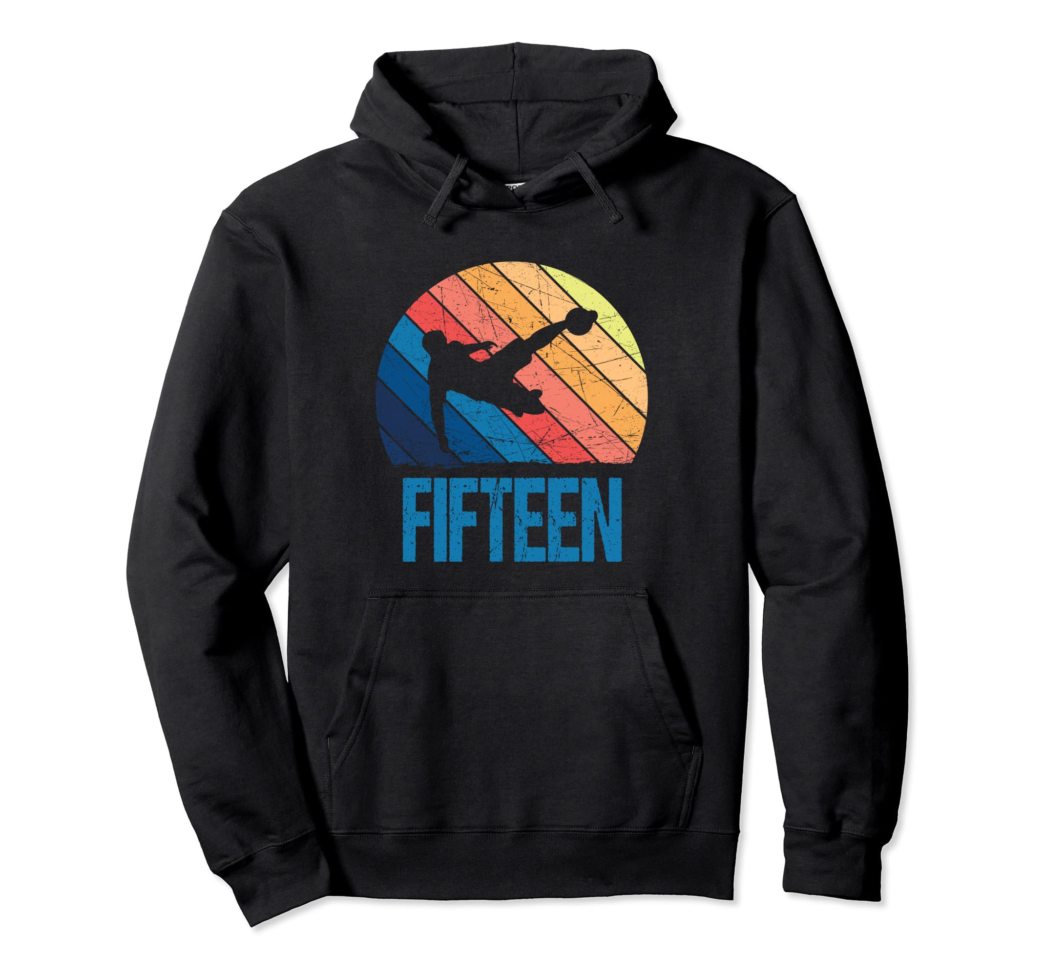 15Th Birthday Soccer 15 Years Old Hoodie - Aesthetic Graphic for Adults - T-Shirt, Sweatshirt, Hoodie
