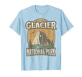 Glacier National Park Montana Usa Sweatshirt - Unique Graphic Unisex - T-Shirt, Sweatshirt, Hoodie