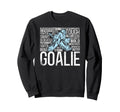 Ice Hockey Goalie Goalkeeper Sweatshirt - Custom Art Print Unisex - T-Shirt, Sweatshirt, Hoodie