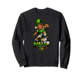 Soccer Leprechaun St Patricks Irish Sweatshirt - Trendy Graphic Unisex - T-Shirt, Sweatshirt, Hoodie