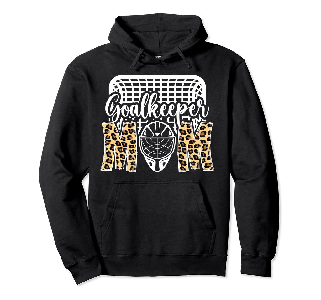 Ice Hockey Goalkeeper Mom Hockey Hoodie - Minimalist Print Men Women - T-Shirt, Sweatshirt, Hoodie