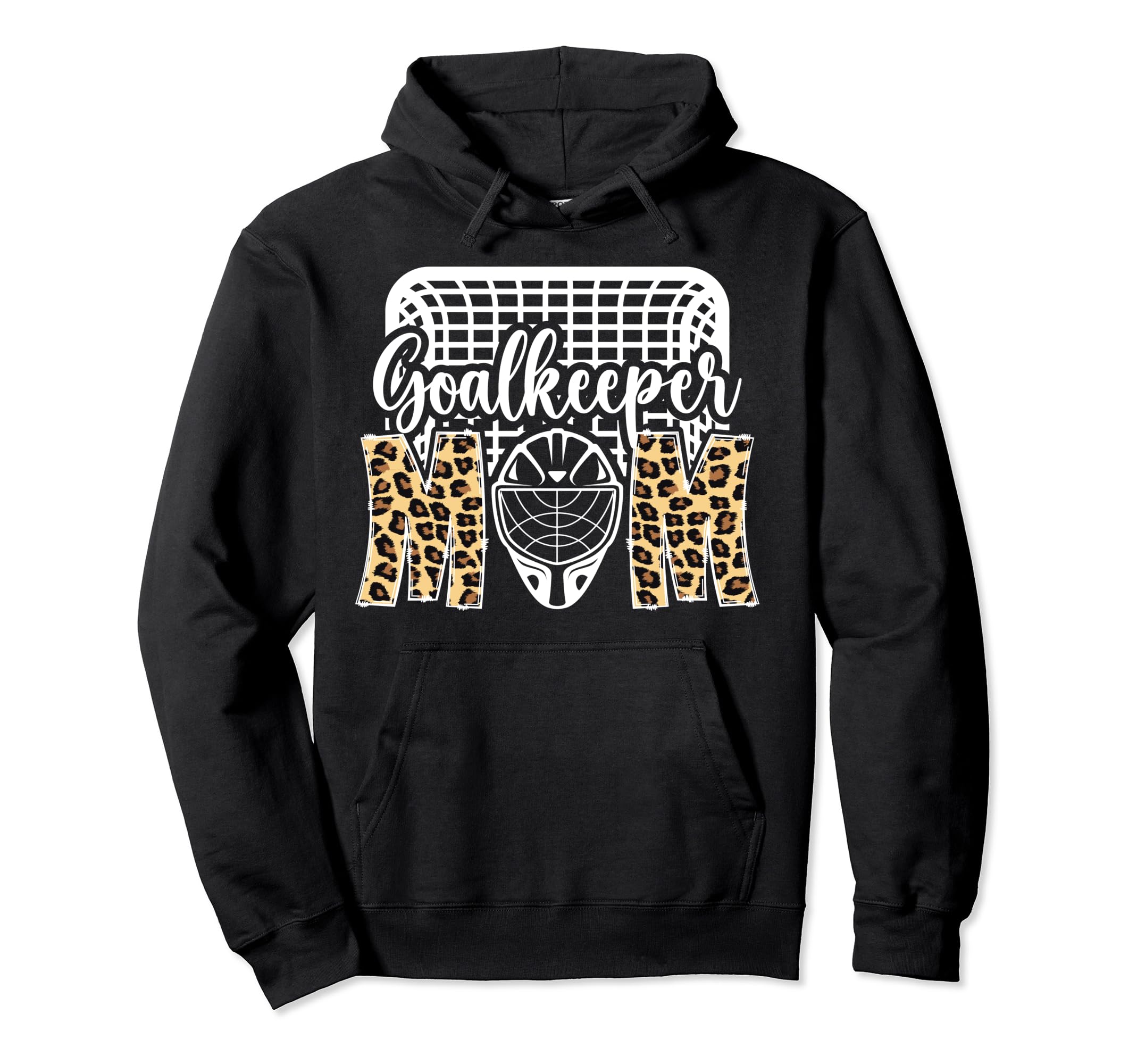 Ice Hockey Goalkeeper Mom Hockey Hoodie - Minimalist Print Men Women - T-Shirt, Sweatshirt, Hoodie