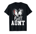 Ball Aunt Heart Baseball Soccer Ball Sweatshirt - Minimalist Print Unisex - T-Shirt, Sweatshirt, Hoodie