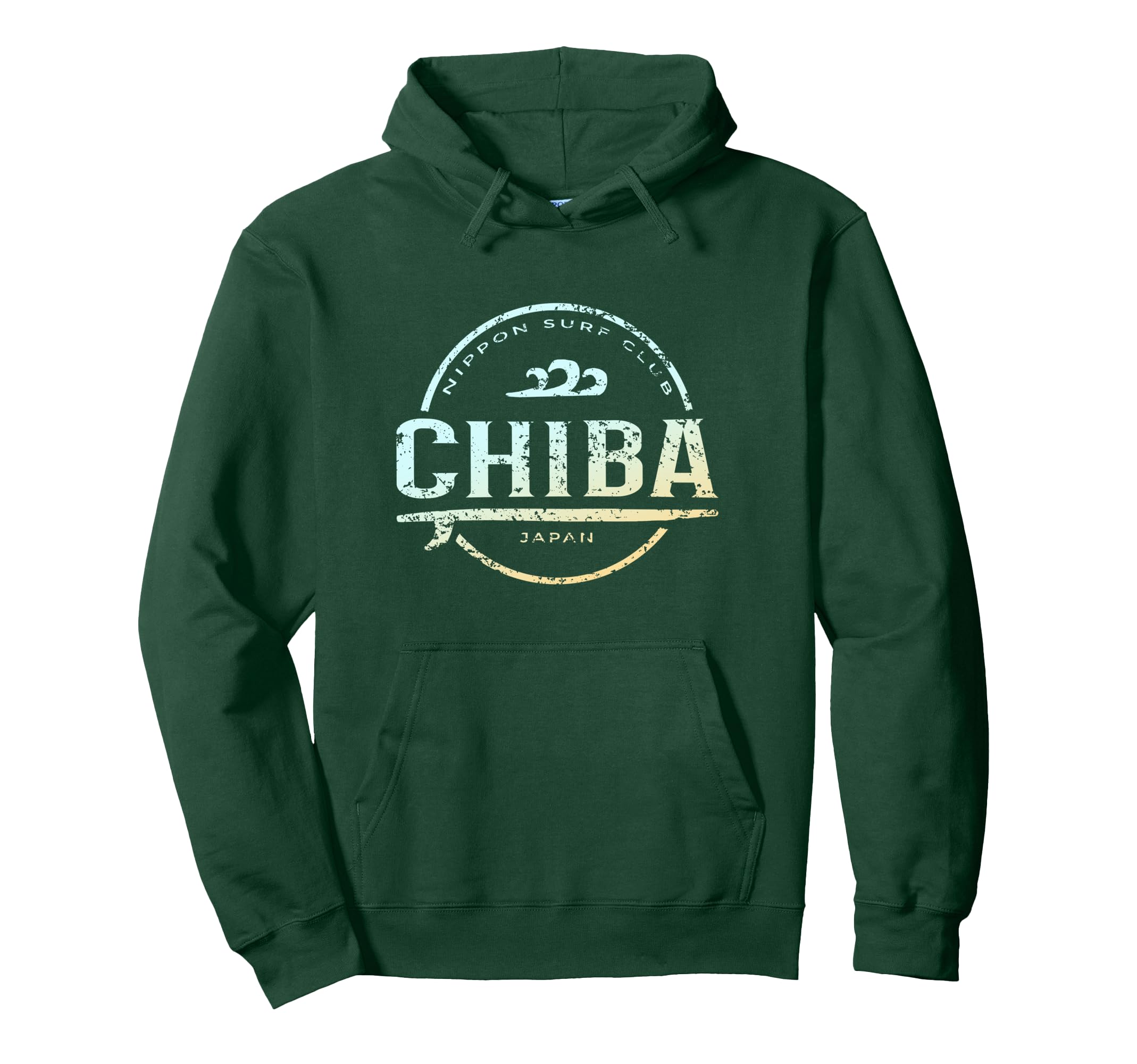 Chiba Japan Chiba Japan Surf Hoodie - Fun Novelty Design for Adults - T-Shirt, Sweatshirt, Hoodie