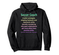 Funny Soccer Coach Hoodie - Custom Art Print Men Women - T-Shirt, Sweatshirt, Hoodie