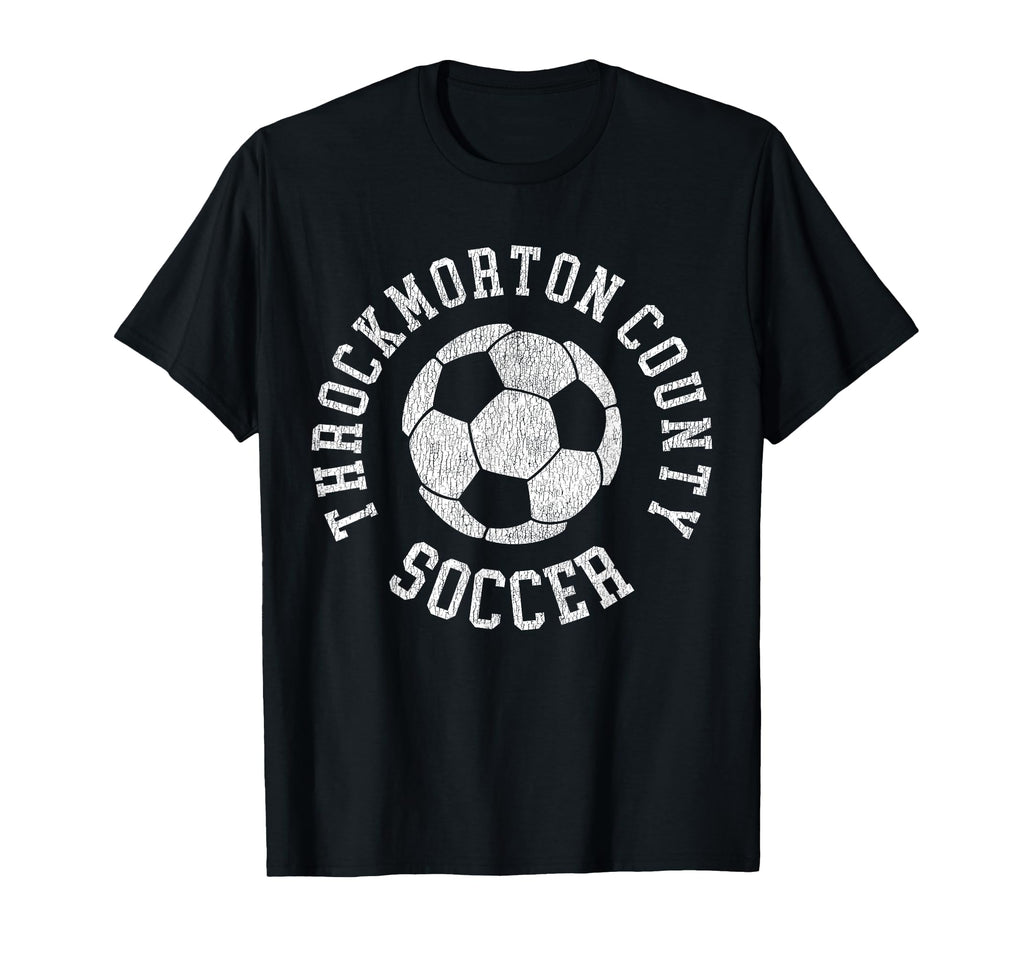 Throckmorton County Soccer T-Shirt - Casual Everyday Wear Men Women - T-Shirt, Sweatshirt, Hoodie