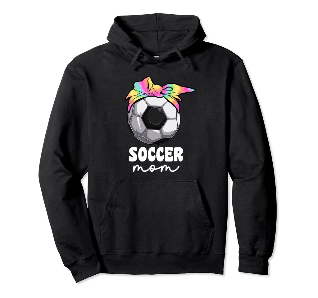Proud Soccer Mom Mama Tie Dye Soccer Ball Hoodie - Custom Art Print Unisex - T-Shirt, Sweatshirt, Hoodie