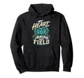 My Heart Is That Field Soccer Mom Hoodie - Casual Everyday Wear for Adults - T-Shirt, Sweatshirt, Hoodie