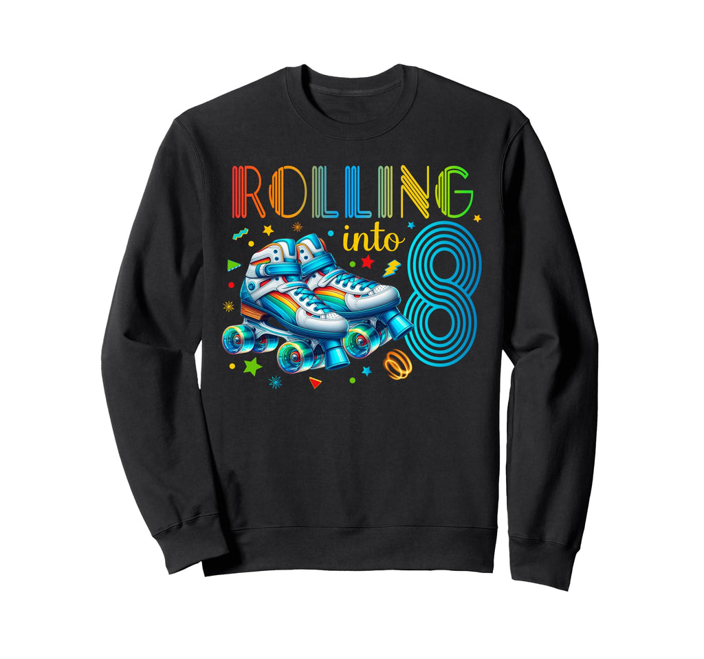 Roller Skates Birthday Party Skating Sweatshirt - Unique Graphic for Adults - T-Shirt, Sweatshirt, Hoodie