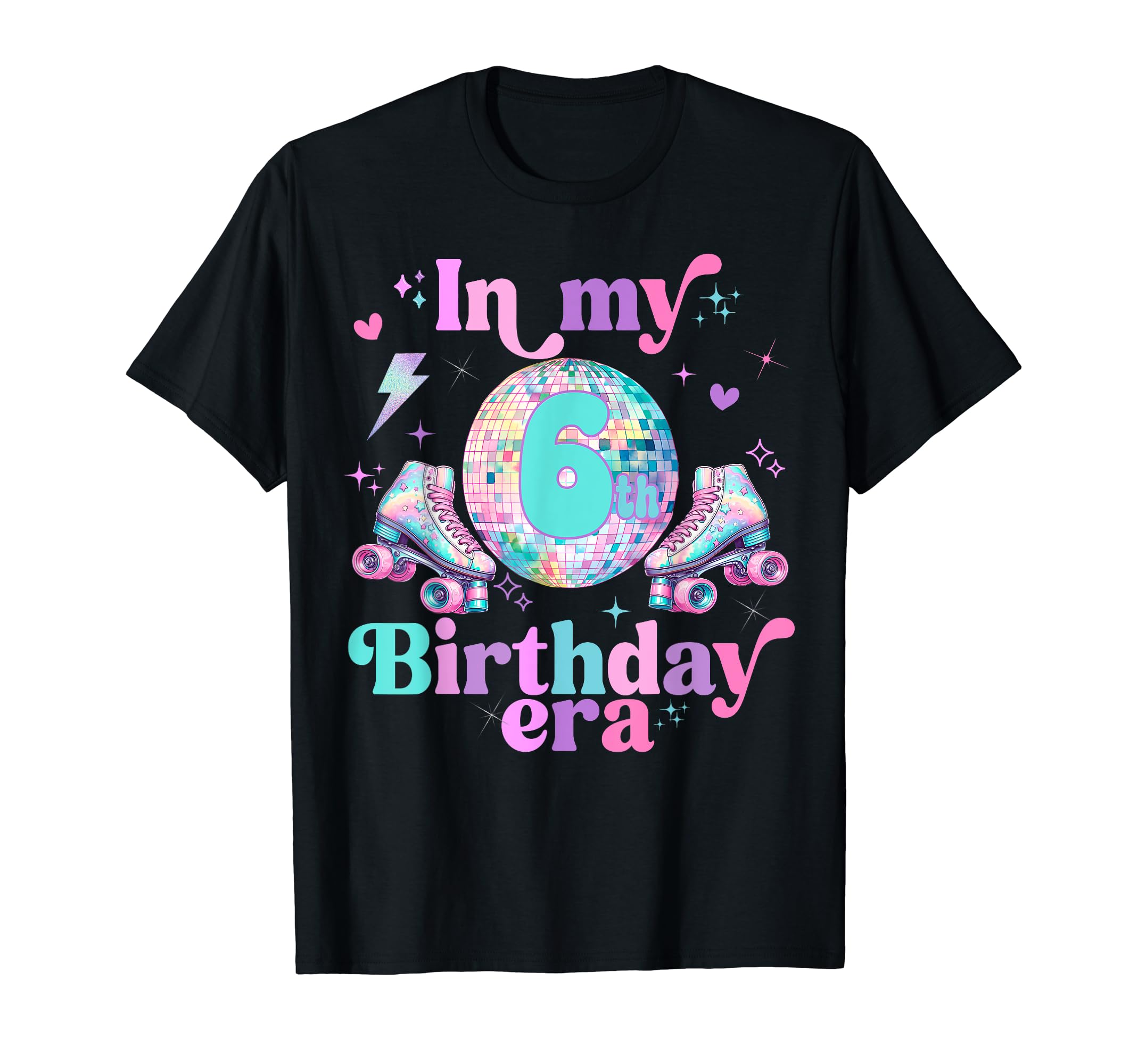 Roller Skates Birthday Disco Ball Party 90S Hoodie - Trendy Graphic Unisex - T-Shirt, Sweatshirt, Hoodie