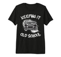 Keeping It Old School Boombox 80S Hip T-Shirt - Graphic Print for Adults - T-Shirt, Sweatshirt, Hoodie