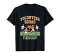 Volunteer Squad Group Giving Soccer Heart T-Shirt - Streetwear Style Unisex - T-Shirt, Sweatshirt, Hoodie