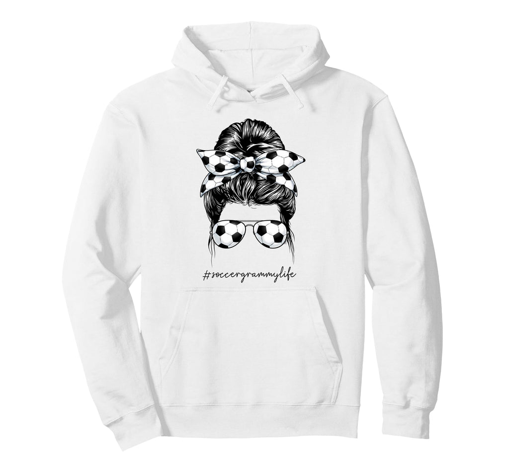 Funny Soccer Grammy Life Soccer Player Hoodie - Graphic Print for Adults - T-Shirt, Sweatshirt, Hoodie