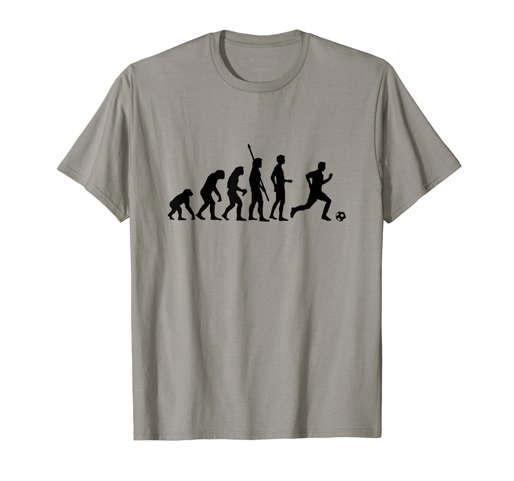 Funny Soccer Shows Evolution To Soccer T-Shirt - Novelty Apparel Unisex - T-Shirt, Sweatshirt, Hoodie