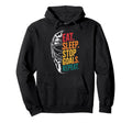 Eat Sleep Stop Goals Repeat Soccer Goalie Hoodie - Streetwear Style Unisex - T-Shirt, Sweatshirt, Hoodie