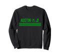 Austin Cowboy Boot Football Sweatshirt - Casual Everyday Wear Men Women - T-Shirt, Sweatshirt, Hoodie