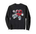 Soccer Is My Valentine Heart Valentines Sweatshirt - Graphic Print Unisex - T-Shirt, Sweatshirt, Hoodie