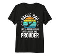 Mens Soccer Goalie Dad Soccer Keeper T-Shirt - Minimalist Print for Adults - T-Shirt, Sweatshirt, Hoodie