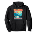Glacier National Park Montana Hoodie - Minimalist Print for Adults - T-Shirt, Sweatshirt, Hoodie