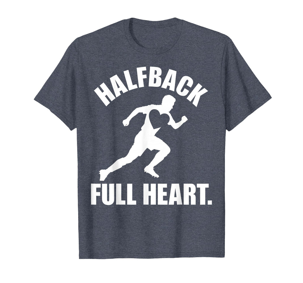 Halfback Full Heart Soccer Fan T-Shirt - Streetwear Style Men Women - T-Shirt, Sweatshirt, Hoodie