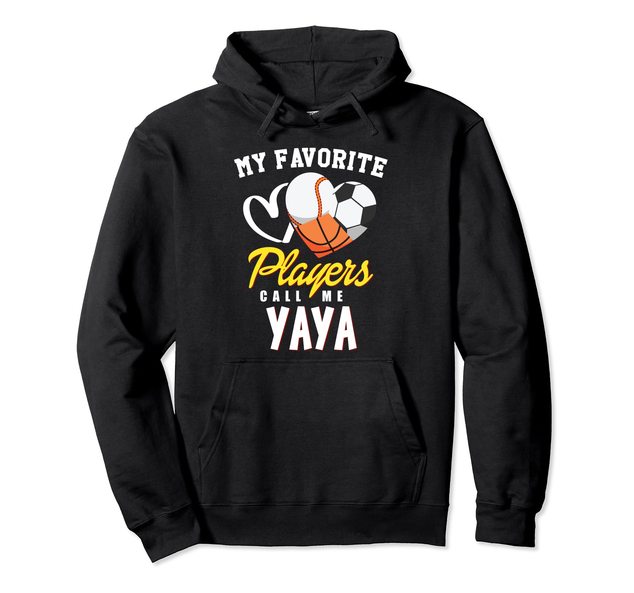 My Favorite Players Baseball Soccer Hoodie - Graphic Print for Adults - T-Shirt, Sweatshirt, Hoodie