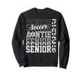 2026 Soccer Senior Auntie Sweatshirt - Custom Art Print for Adults - T-Shirt, Sweatshirt, Hoodie
