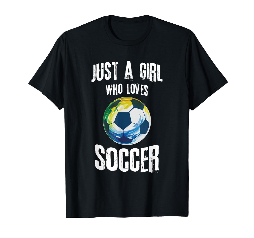 Just Who Loves Soccer Soccer T-Shirt - Aesthetic Graphic for Adults - T-Shirt, Sweatshirt, Hoodie