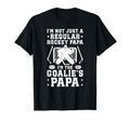 Im Hockey Goalie Papa Ice Hockey Keeper T-Shirt - Graphic Print for Adults - T-Shirt, Sweatshirt, Hoodie