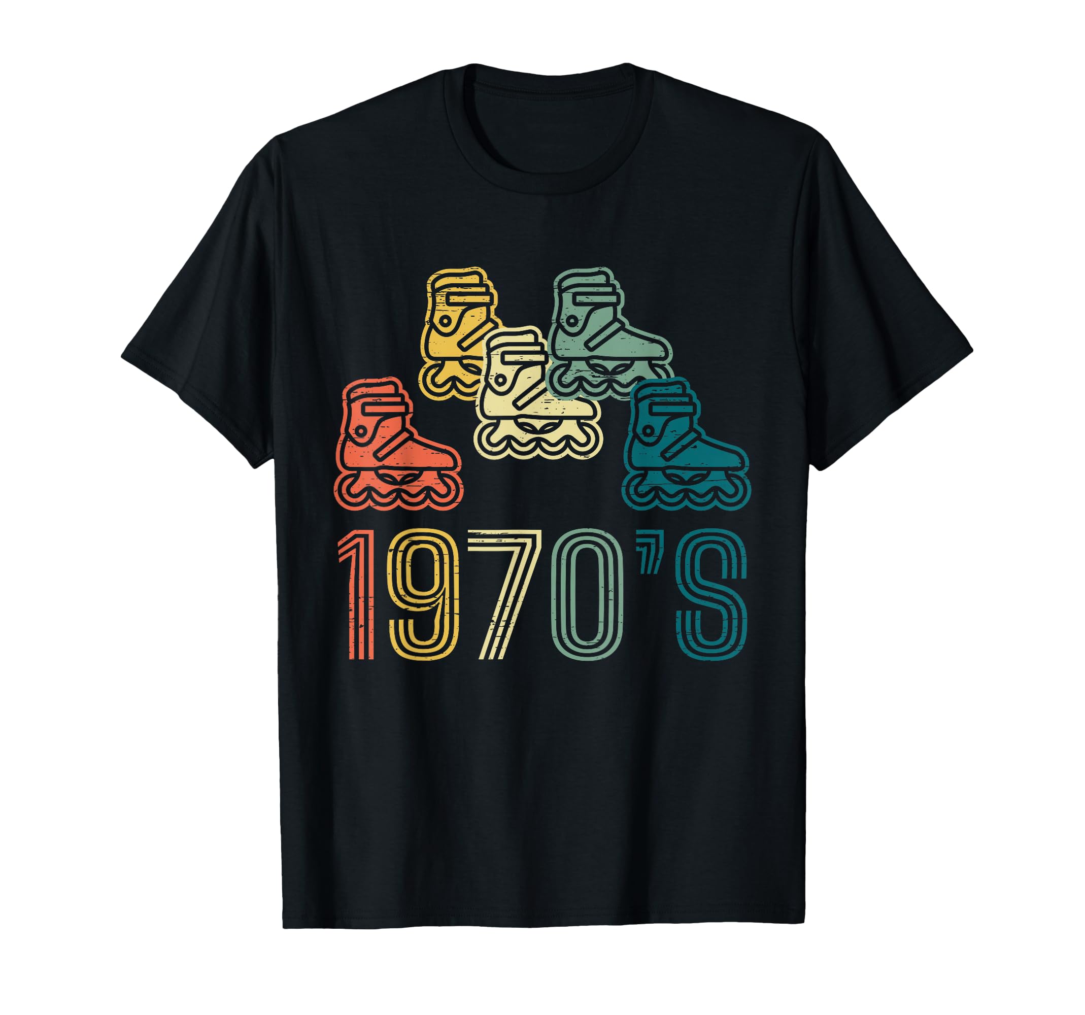 Roller Skate 70S 70S T-Shirt - Minimalist Print Unisex - T-Shirt, Sweatshirt, Hoodie